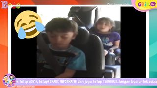 Bocah ngantuk sambil makan..