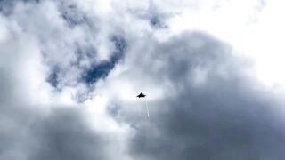 F-22 Raptor unrestricted climb with full afterburner! ???? #shorts_ #aviation #f22 #raptor #hd
