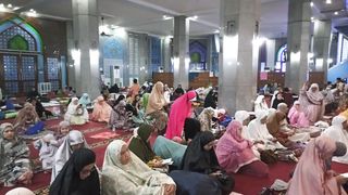 Muslims are doing Itikaf