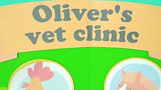 Oliver pretended to be vet doctor and treat animals