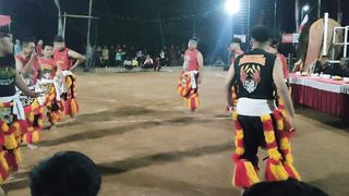 Original Indonesian cultural reog dance
