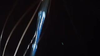 Shrimp fishing at night