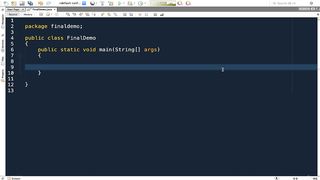 Final Keyword In Java
