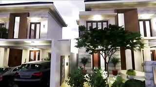 illustration of luxury housing in the city of Yogyakarta
