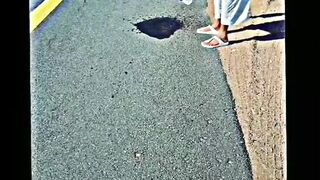 Gravitasi dijalan gurun