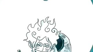 One piece Luffy "gear 5" momen