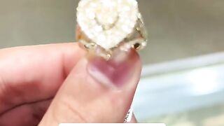 Real Diamond & Gold Ladies Heart Ring by Ijaz Jewelers