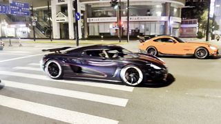 Sportcars on the road
