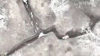 俄乌前线士兵战壕攻防