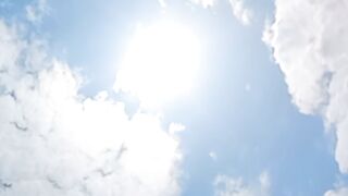 Sun With Clouds | Deep Sleep Relaxation | #deepsleep