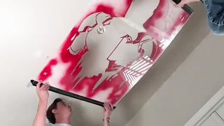 creative handiwork iron man lamp