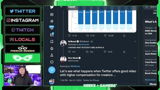 Elon Musk Tells Mr. Beast He's Coming For YouTube Next!