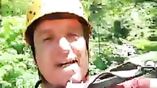 extreme on a tightrope (write, what would you call this video?)
