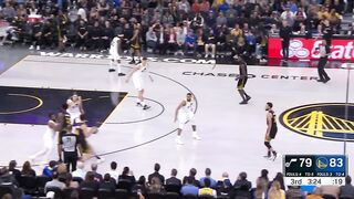 Klay woke up & shocked The Jazz! Can't miss from there! on fire