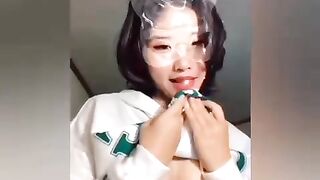 Showing hot boob
