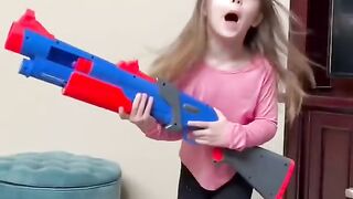 Sibling Rivalry #nerf #toys #siblings #viral #tiktok #shorts