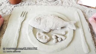 EATING SAND!!! Kluna Tik Dinner | ASMR eating sounds no talk comiendo arena