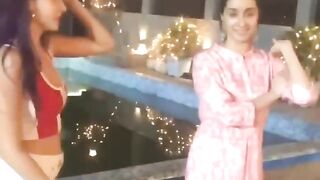 Nora and shraddha Dancing On Dilbar Song