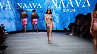 Lizzy Acosta in SLOW MOTION _ Miami Swim Week 2023 Beautiful female model shows beautiful body shape