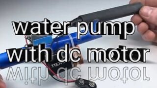 How to make a water pump with dc motor || 2023 new science project