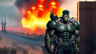 Incredible Hulk was manipulated into joining the U.S. Army.