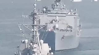 #Navy Ships Steer Last Minute To Avoid Crash.