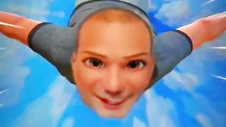 Me flying with special effects
