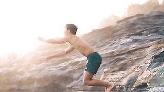 Jump in the sea