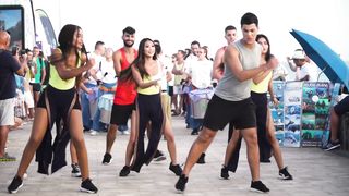 public place dance girls  and boys