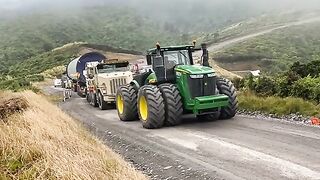 Very powerful tractor