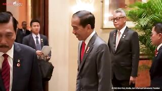 Presiden Jokowi Terima Para Pengusaha Tiongkok, Chengdu, 28 Juli 2023