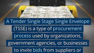 # Engineering #Single Stage # Single Envelop # Tender# Procurement Process