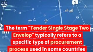 # Engineering #Tender #Single Satge  #Two Envelop # Tender@ Procurement Process