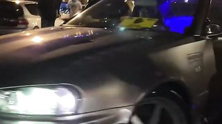 Skyline R34 fast anf goutius car meet