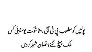 PTI,s Most Wanted Leader Left Pakistan Silently | Pictures Goes Viral | hdnewskharian