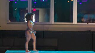 KATHRYN CELESTRE IN SLOW MOTION 4K _ MIAMI SWIM WEEK 2023 Beautiful female model shows beautiful body shape