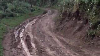 Vehicle accident at Hill road of Nagaland
