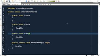 Checked and UnChecked Exceptions in Java