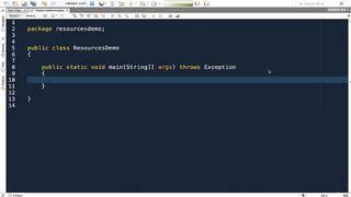 Try with Resources in Java