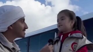 رسالة مهمة من طفلة صغيره
