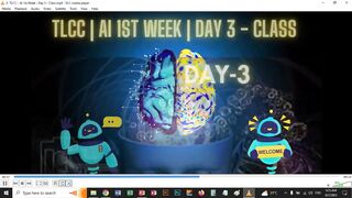 TLCC - AI 1st Week - Day 3 - Live Class