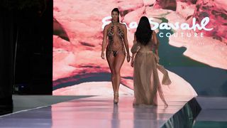Lucciana Beynon SLOW MOTION _ Miami Swim Week 2023 Beautiful female model shows beautiful body shape 2