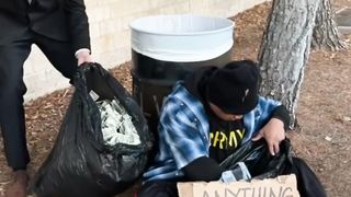 Did God give it? thought the homeless veteran. Super video 2023
