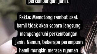 Jangan potong rambut saat hamil