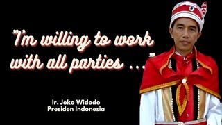Jokowi Important Quotes and Thoughts on Politics and Government