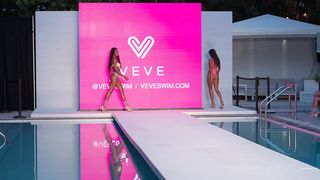 Joanna James SLOW MOTION! _ Miami Swim Week 2023 Beautiful female model shows beautiful body shape