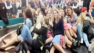 Crazy girls love to play this game