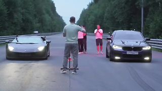 BMW M5 vs Lamborghini Aventador S