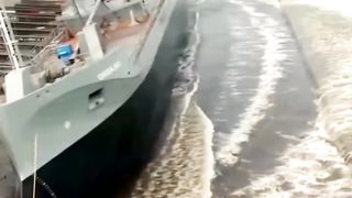 LAUNCH OF SHIPS INTO THE OCEAN.Super Video 2023