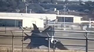 The pilot was ejected from the plane.  The most stupid landing ever!!